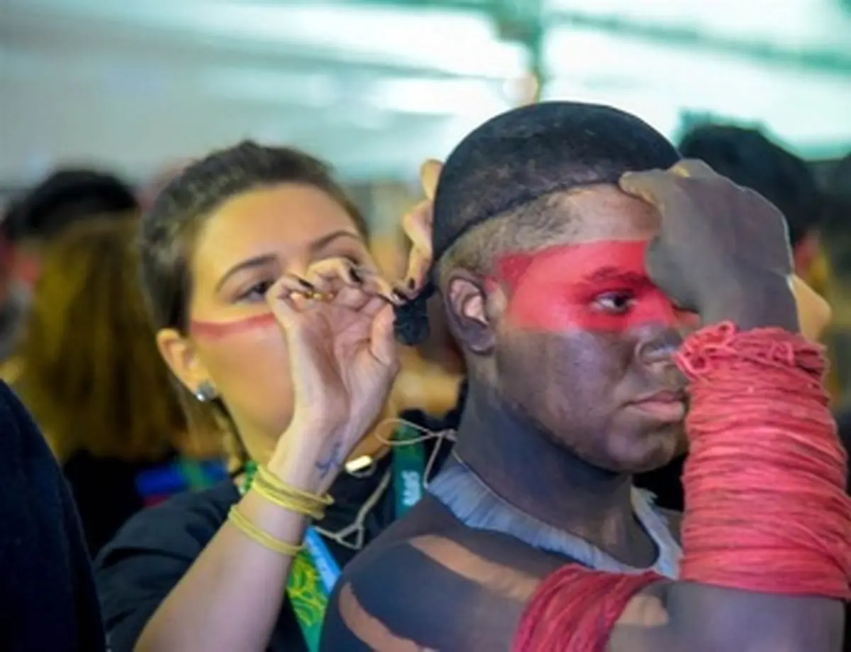 حواشی آماده‌کردن بازیگران مراسم افتتاحیه المپیک/تصاویر