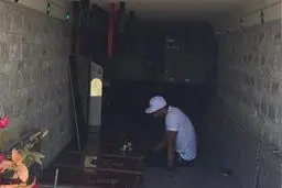 سوشا مکانی در کهف الشهدا / عکس