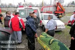 عکس/ پیدا شدن جسد "شادی سرخیل" در مرداب انزلی