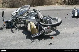 تصادف مرگبار موتورسیکلت در یادگار امام