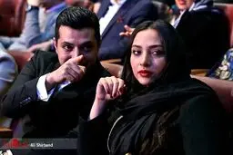 عکس های اشکان خطیبی و همسرش آناهیتا درگاهی در اختتامیه جشنواره فجر
