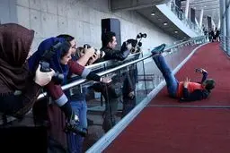 سلفی عجیب رامبد جوان/ عکس