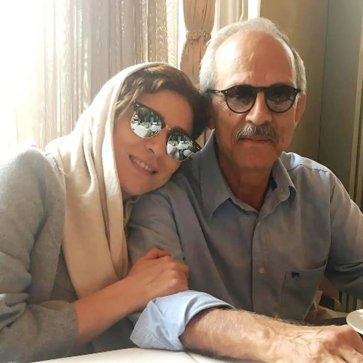 عکس جدید سحر دولت شاهی در کنار پدرش