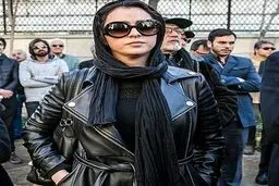 ترانه علیدوستی در مراسم تشییع عمو یدی سینمای ایران/عکس