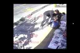 تصاویر زورگیری از یک شهروند در روز روشن