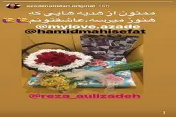 عکس / تولد آزاده نامداری