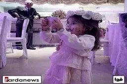 عکس/ سلفی ساقدوش چهارساله عروس