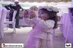 عکس/ سلفی ساقدوش چهارساله عروس