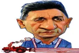کاریکاتور/ امیر خان سوار بر تراکتور!