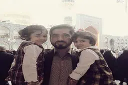 قربانی حادثه منا و 2 دختر خردسالش/عکس