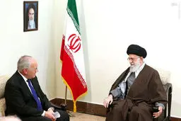 دیدار رئیس جمهوری سوئیس با رهبرانقلاب/تصاویر