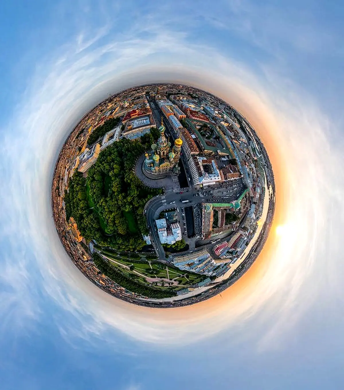 تصویر 360درجه زیبا از سن‌پترزبورگ