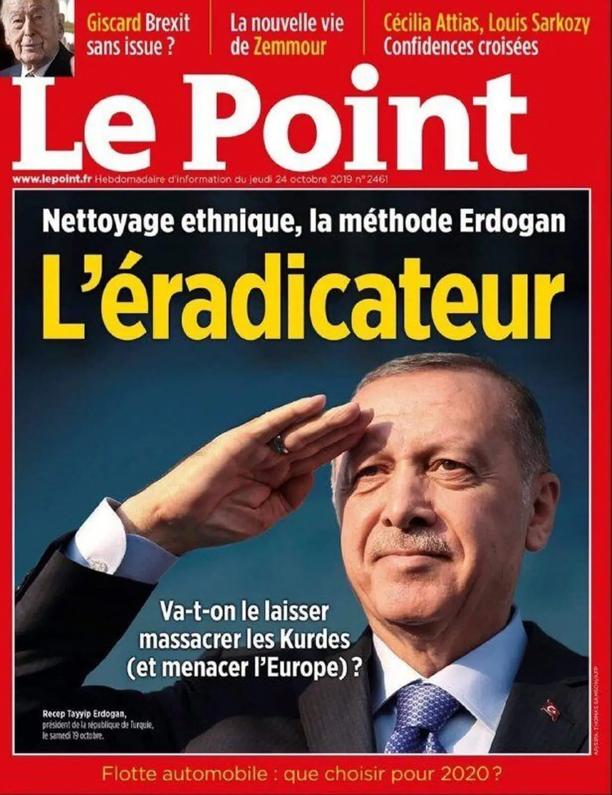 شکایت اردوغان از مجله فرانسوی