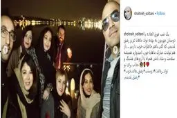 عکس: جشن تولد بازیگر زن ایرانی