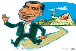 کاریکاتور/ جدایی مهندس از مجلس بعد از 28سال!