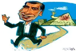 کاریکاتور/ جدایی مهندس از مجلس بعد از 28سال!