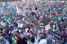 ببینید: برگزاری تظاهرات گسترده در باکو