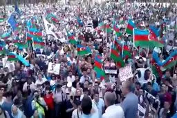ببینید: برگزاری تظاهرات گسترده در باکو