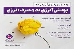 آلرژی به مصرف انرژی برای همکاران بانک ایران زمین