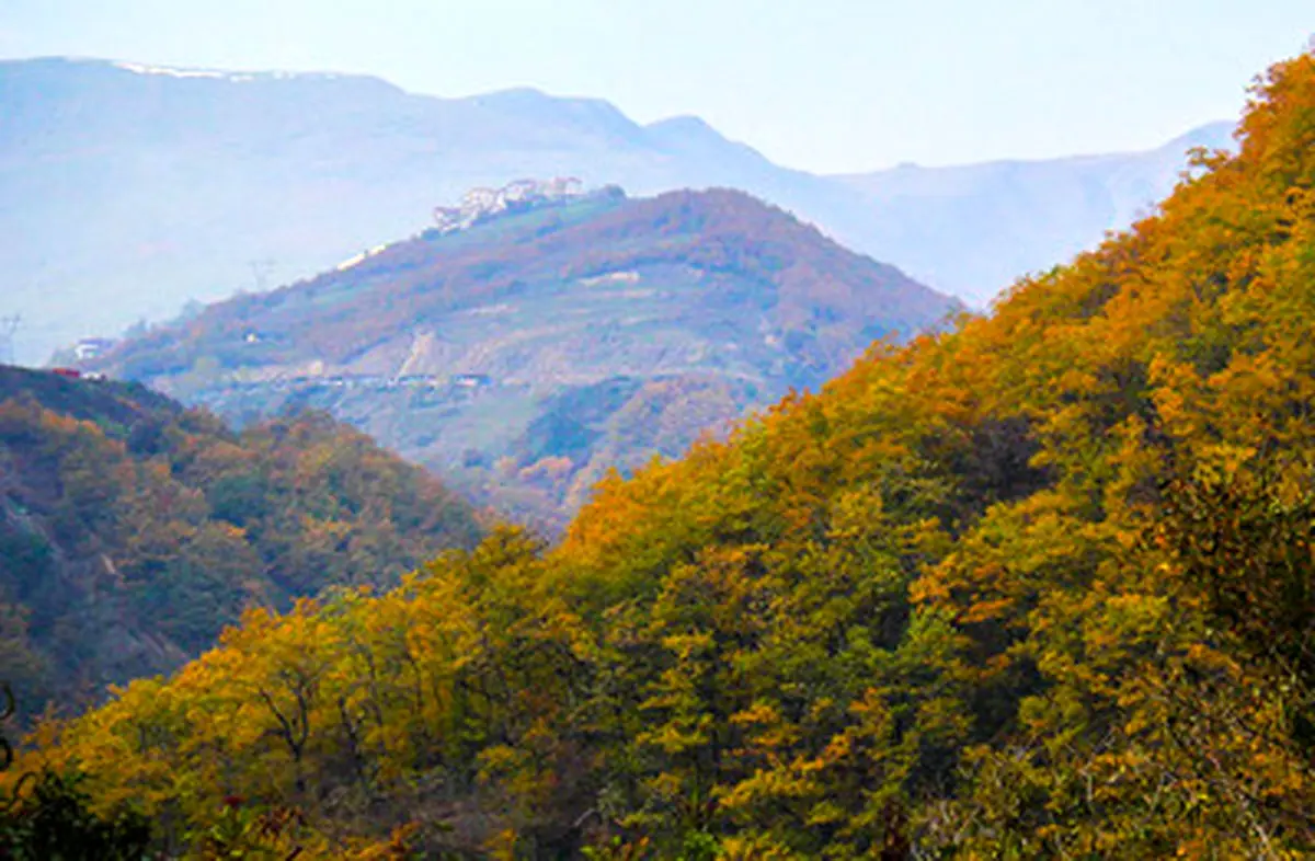 جلوه پاییز در گردنه حیران/ تصاویر