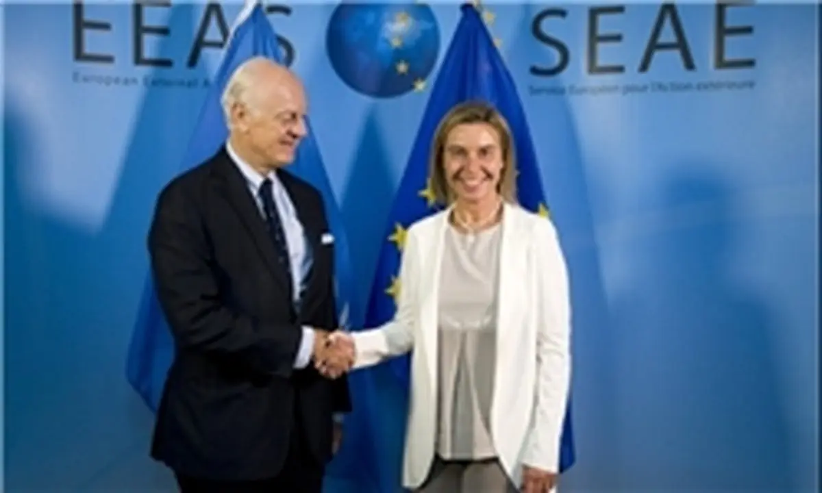 دیدار موگرینی با دی میستورا درباره گفتگوها با تهران و ریاض