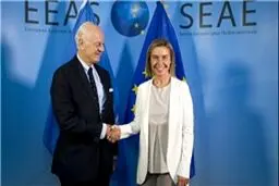 دیدار موگرینی با دی میستورا درباره گفتگوها با تهران و ریاض