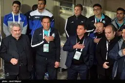 عزاداری امیر قلعه نویی در استادیوم آزادی/ عکس