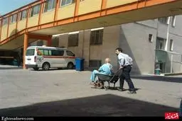 صحنه تاسف بار در یک بیمارستان/ عکس