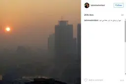 از شعر الناز شاکردوست تا کاریکاتور پریناز ایزدیار/ واکنش هنرمندان به آلودگی هوای تهران+ تصاویر