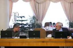 تصاویر جلسه‌ی امروز هیات دولت در غیاب روحانی