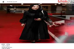 پوشش و میکاپ شقایق فراهانی در یک مراسم/ عکس