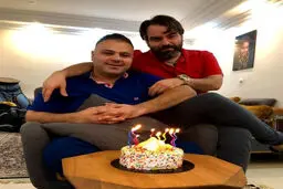 عکس / شهرام قائدی در تولد یکی از دوستانش