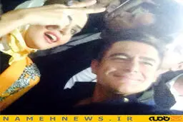 سلفی متفاوت محمدرضا گلزار و الناز شاکردوست