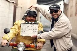 گریم جالب رضا عطاران در پشت صحنه روشن + عکس