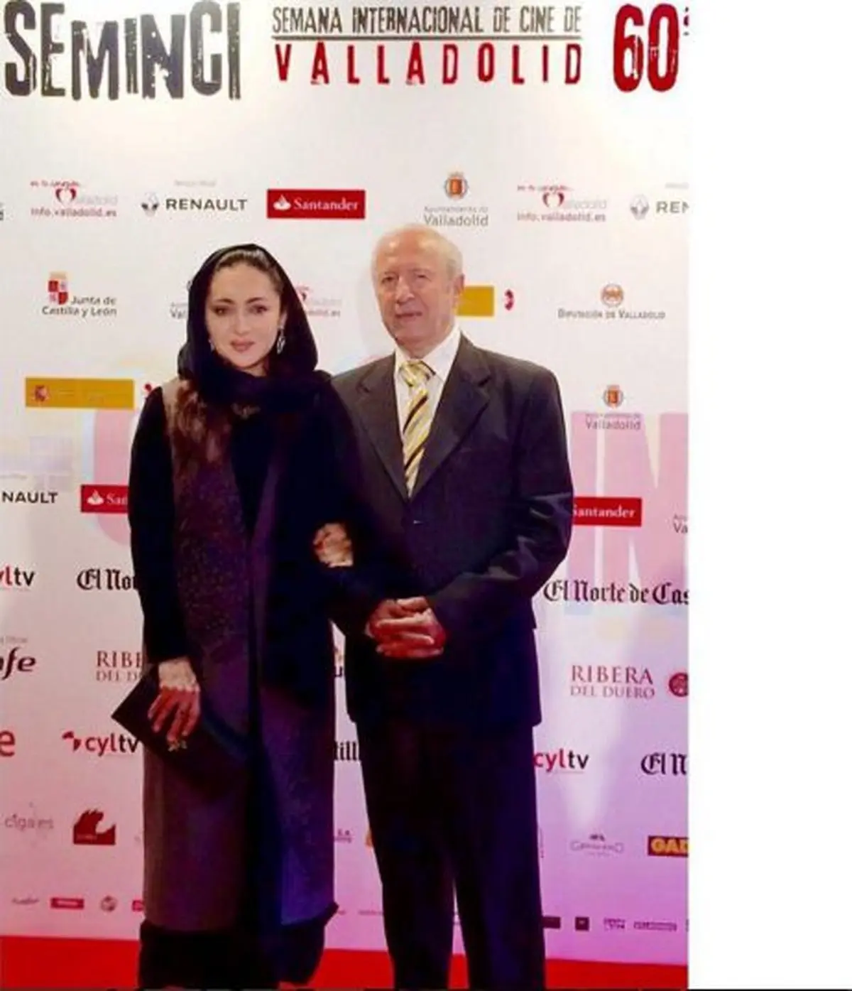 نیکی کریمی همراه پدر در افتتاحیه جشنواره وايادوليد اسپانيا/عکس