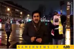 سردار سلیمانی در میان معترضان پاریسی!/ عکس