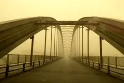 اهواز امروز هم غبارآلود بود (عکس)