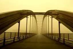 اهواز امروز هم غبارآلود بود (عکس)