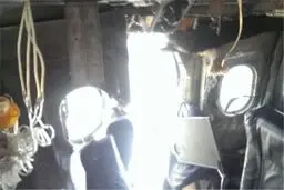 عکس/ پرتاب دو مسافر به بیرون از هواپیما!