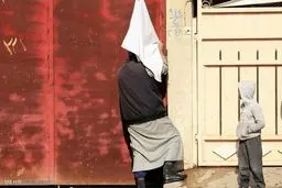 فرار از موصل با پرچم سفید/تصاویر