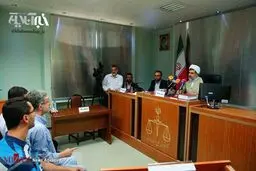 اولین تصویر از دادگاه علنی رسیدگی به اتهامات رحیم مشایی