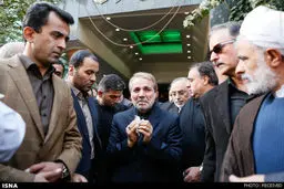 مراسم تشییع پیکر برادر سخنگوی دولت/تصاویر