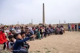 تصاویر زیبا از جشن نوروزی در کوره آجرپزی
