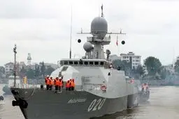 تصاویر | پنجمین ناوگروه صلح و دوستی روسیه در بندرانزلی‎