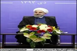 نشست خبری رئیس جمهور در بوشهر به روایت تصاویر
