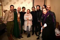تصویری از بهرام رادان، نوید محمدزاده و مهناز افشار در کنارهم