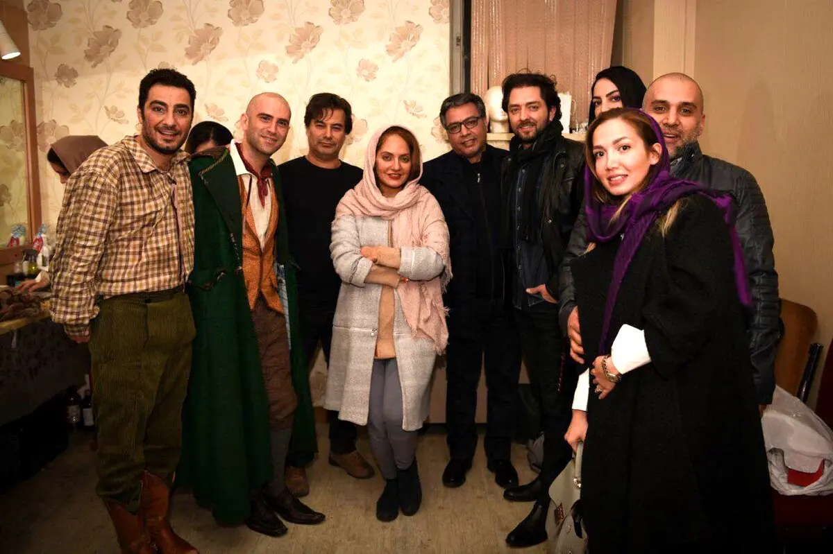 تصویری از بهرام رادان، نوید محمدزاده و مهناز افشار در کنارهم