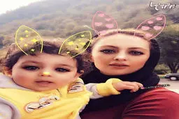 سلفی خرگوشی یکتا ناصر و دخترش/عکس