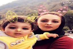 سلفی خرگوشی یکتا ناصر و دخترش/عکس