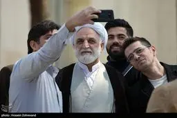 عکس / سلفی محسنی اژه ای با خبرنگاران